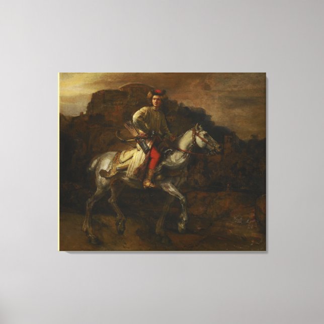 Toile Le pilote polonais par Rembrandt van Rijn (Recto)