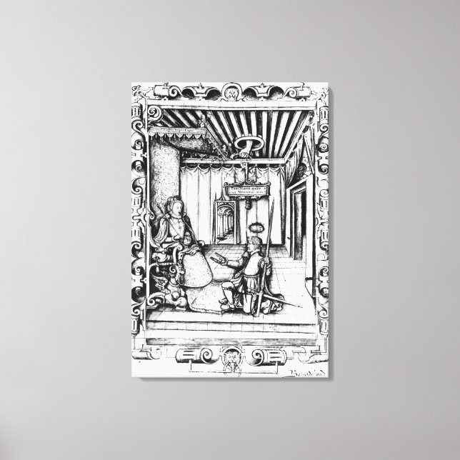 Toile Le poète George Gascoigne (Recto)