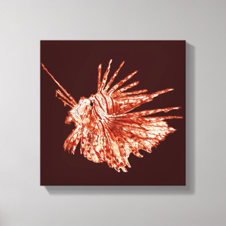 Toile Le poisson-Lion