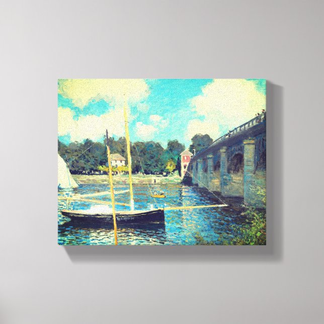 Toile Le Pont à Argenteuil (1874) (Recto)
