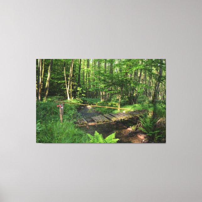 Toile Le pont au ruisseau (Recto)