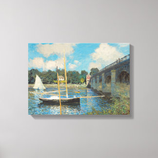 Toile Le pont d'Argenteuil Par Claude Monet