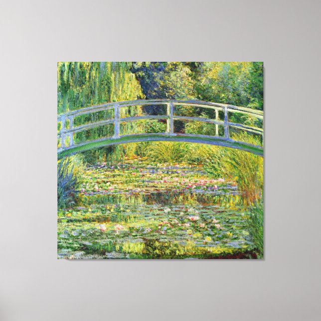 Toile Le pont japonais - Claude Monet (Recto)