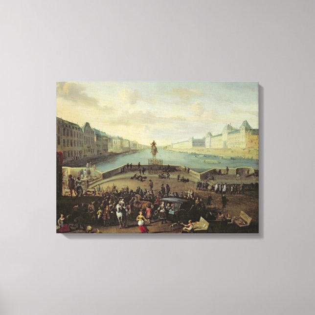 Toile Le Pont Neuf, Paris, 1665-1669 (Recto)