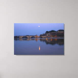 Toile Le pont St. Benezet à Avignon sur le