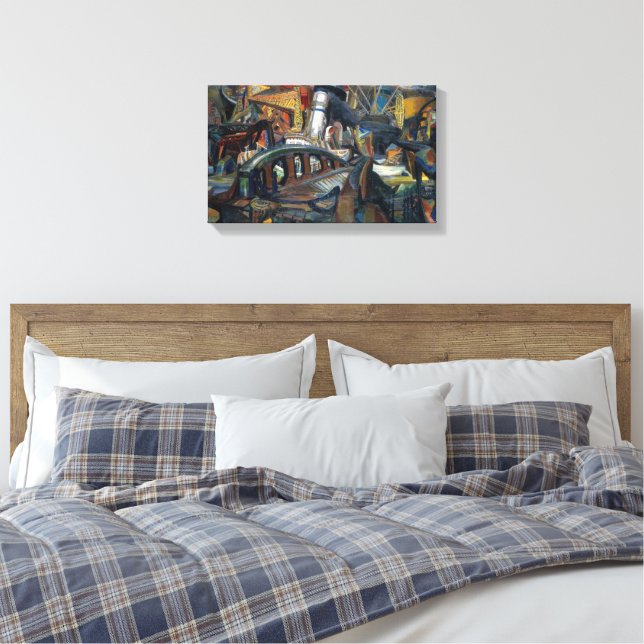 Toile Le port (Insitu(Chambre))