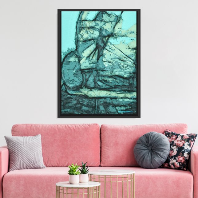 Toile Le port (Insitu(Salon))