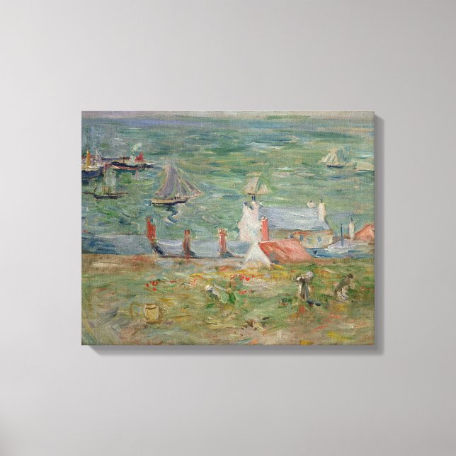 Toile Le port de Gorey à Jersey, 1886 (Recto)