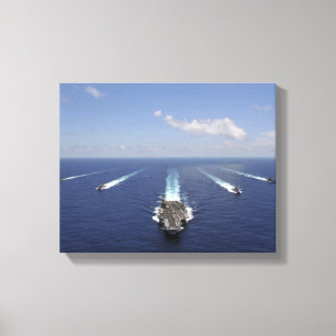 Toile Le porte-avions USS Abraham Lincoln