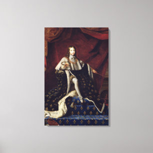 Toile Le portrait de Louis XIV a vieilli 10, 1648