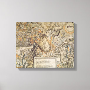 Toile Le pot de fusion renversant