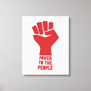 Toile Le pouvoir au peuple