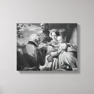 Toile Le premier mai 1851, gravé par Werner