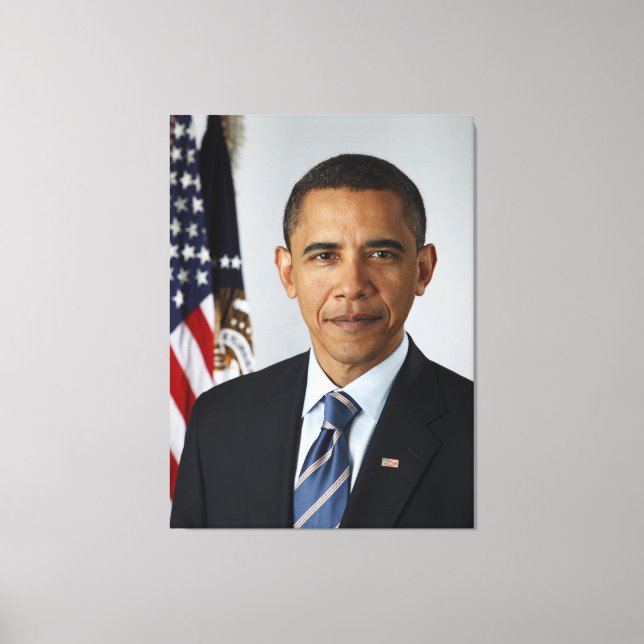 Toile Le président Barack Obama, premier mandat Portrait (Recto)