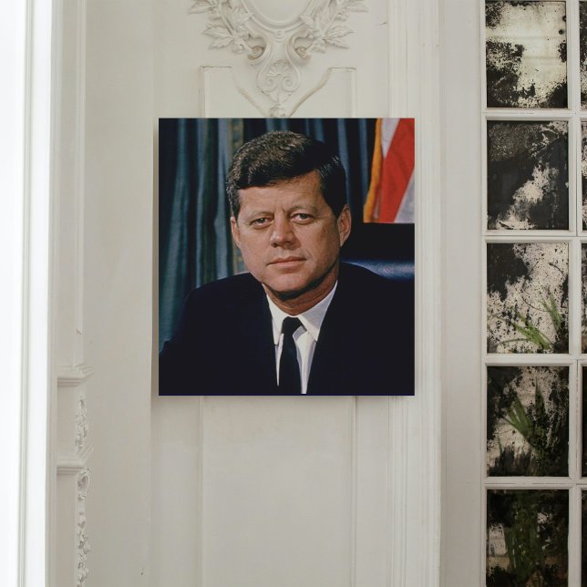 Toile Le président John F. Kennedy (President John F. Kennedy Canvas Print)