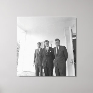 Toile Le président John Kennedy et les frères American C