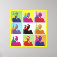 Le président Obama Funky Modern Pop Art