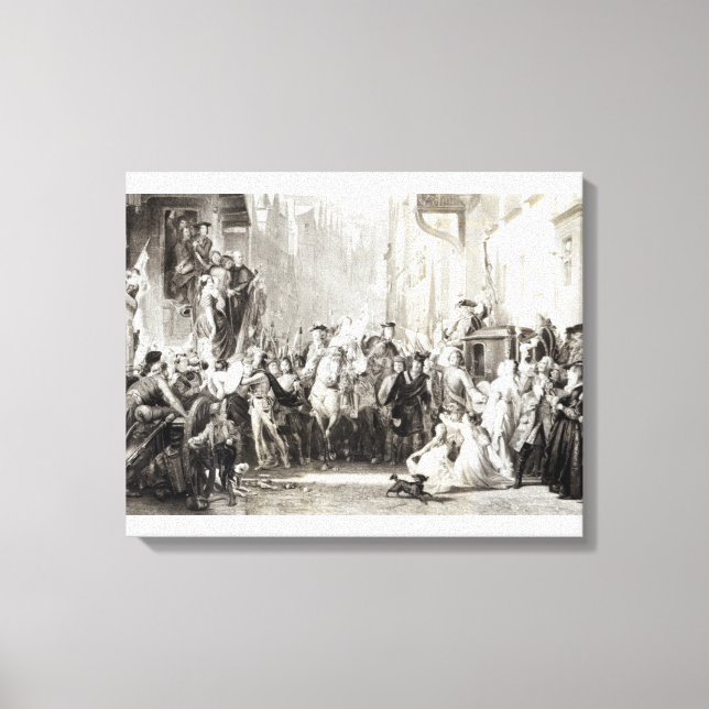 Toile Le Prince Charles Edward et les Highlanders (Recto)