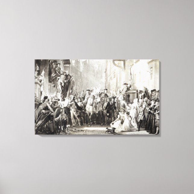 Toile Le Prince Charles Edward et les Highlanders (Recto)