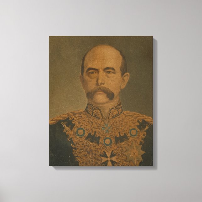 Toile Le prince Otto von Bismarck dans l'uniforme de Dip (Recto)