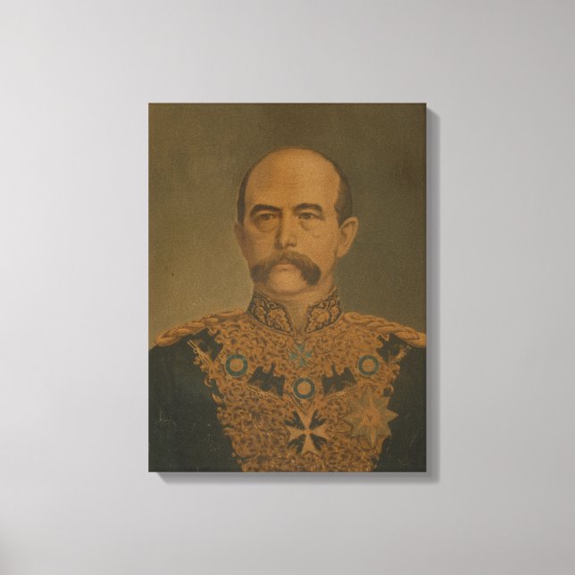 Toile Le prince Otto von Bismarck dans l'uniforme de Dip (Recto)