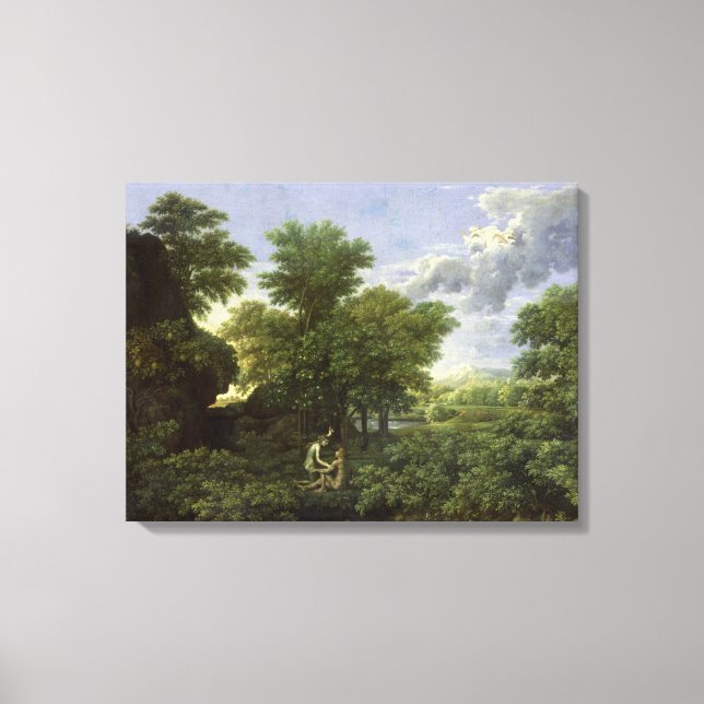 Toile Le printemps, ou le jardin d'Eden (Recto)
