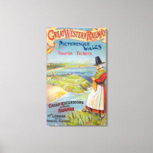 Toile Le promo de Great Western Railray voyage au Pays