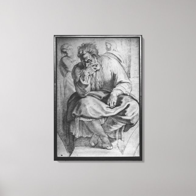 Toile Le prophète Jérémie (Recto)