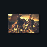 Toile Le radeau de la Méduse<br><div class="desc">Par Theodore Gericault</div>