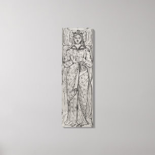 Toile Le Recumbant Eleanor de l'Aquitaine