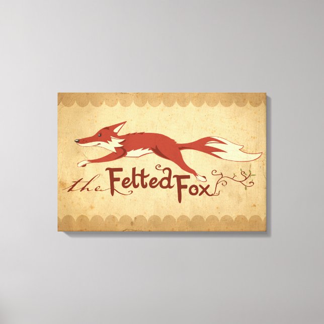 Toile Le renard feutré (Recto)