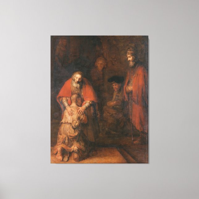 Toile Le retour du fils prodigue Rembrandt (Recto)