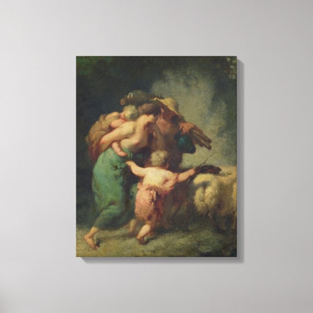 Toile Le retour du troupeau (Recto)