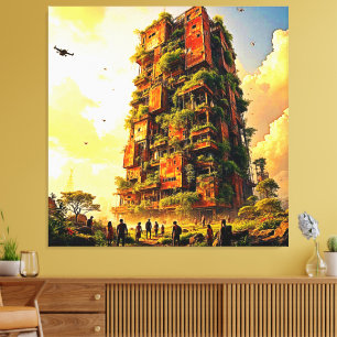 Toile Le retour urbain de la nature