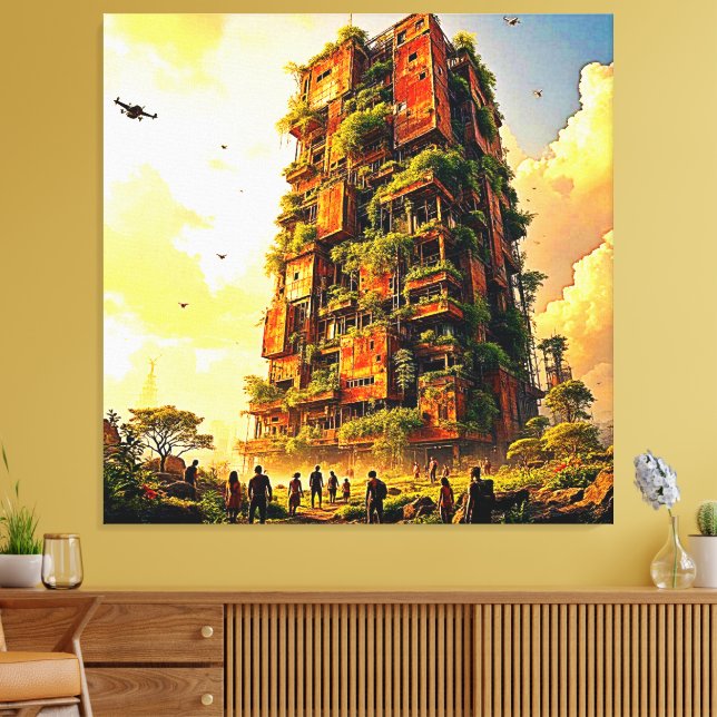 Toile Le retour urbain de la nature (Insitu(Salon))