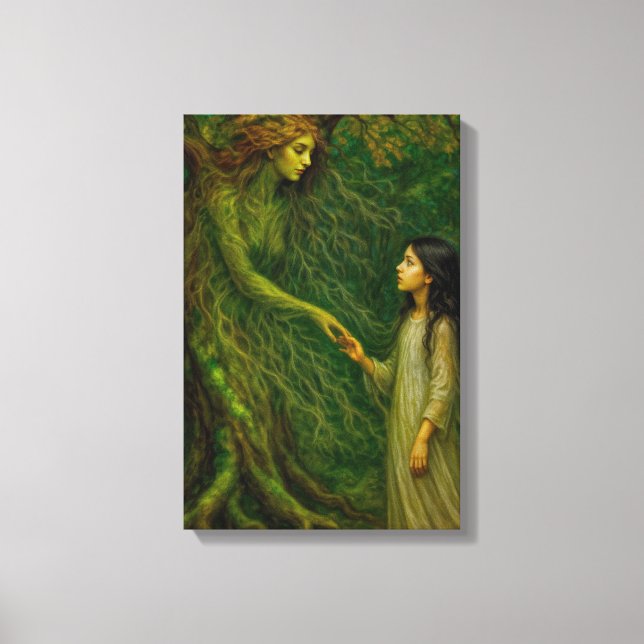 Toile « Le Rêve de Sylvaine » – Le Temps de Dire Adieu (Recto)