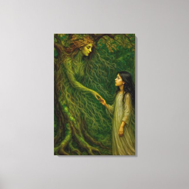 Toile "Le Rêve de Sylvaine” – Le Temps d'un Adieu (Recto)