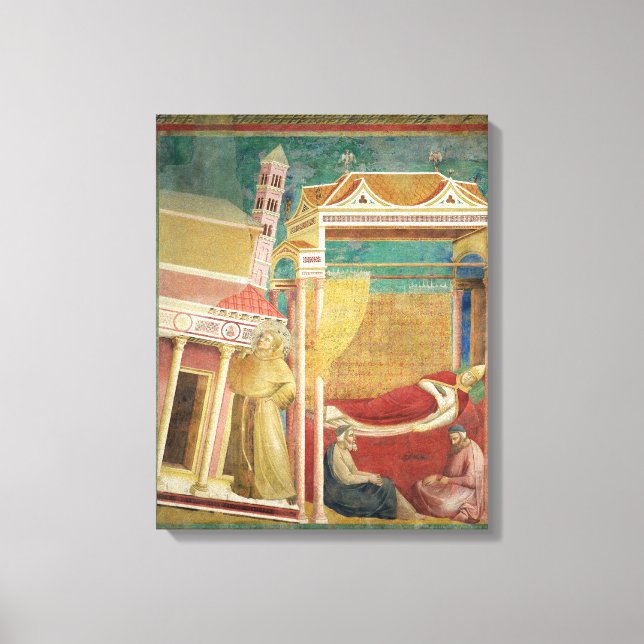 Toile Le rêve d'Innocent III, 1297-99 (Recto)