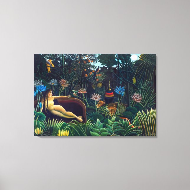 Toile Le rêve | Henri Rousseau | (Recto)