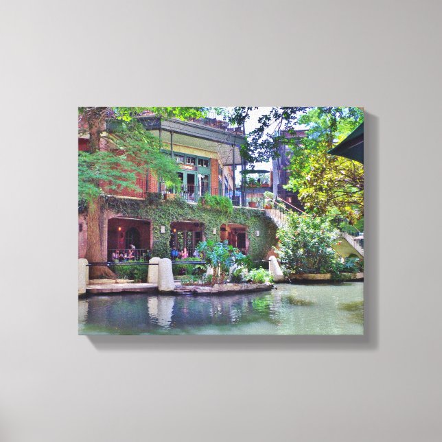 Toile Le Riverwalk de San Antonio (Recto)