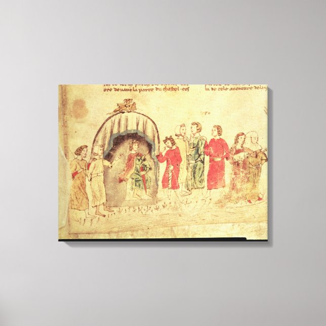Toile Le roi Arthur et sa cour, de la Rome romaine (Recto)