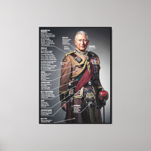 Toile Le roi Charles III Colonel en chef Toronto Écosse