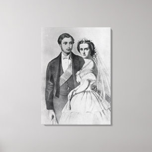 Toile Le Roi Edouard et la Reine Alexandra