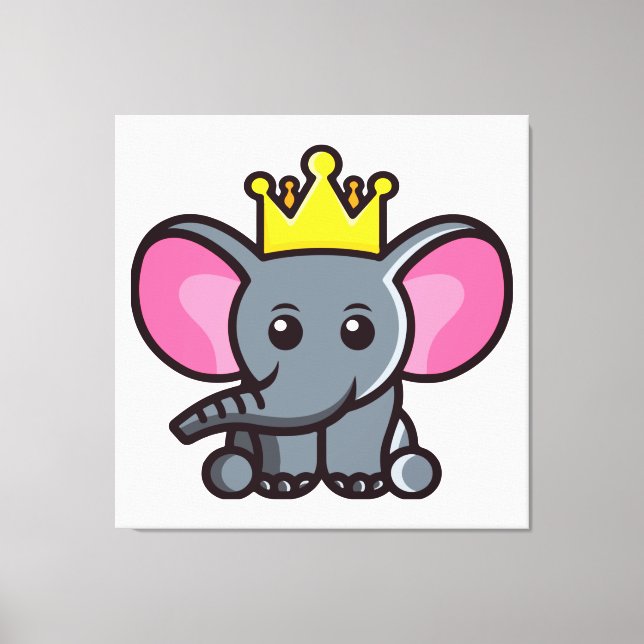 Toile Le roi éléphant (Recto)