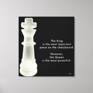 Toile Le roi est...