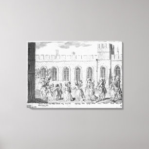 Toile Le Roi George III et la Reine Charlotte