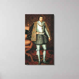 Toile Le Roi James I de l'Angleterre (1566-1625) (huile
