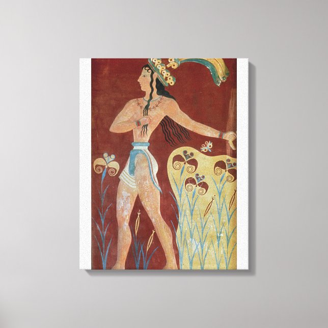 Toile Le roi-prêtre ou le prince avec Lilies (Recto)