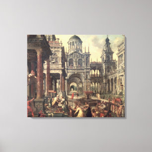 Toile Le Roi Solomon et la reine de Sheba