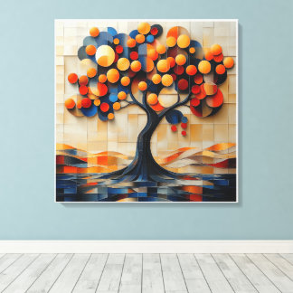 Toile Le seul arbre